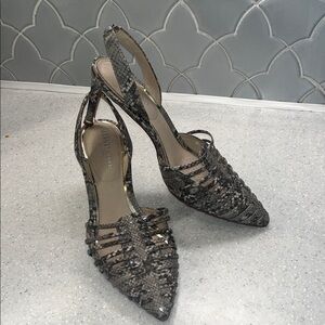 Kenneth Cole Women's Textured Slingback Heels - Gray